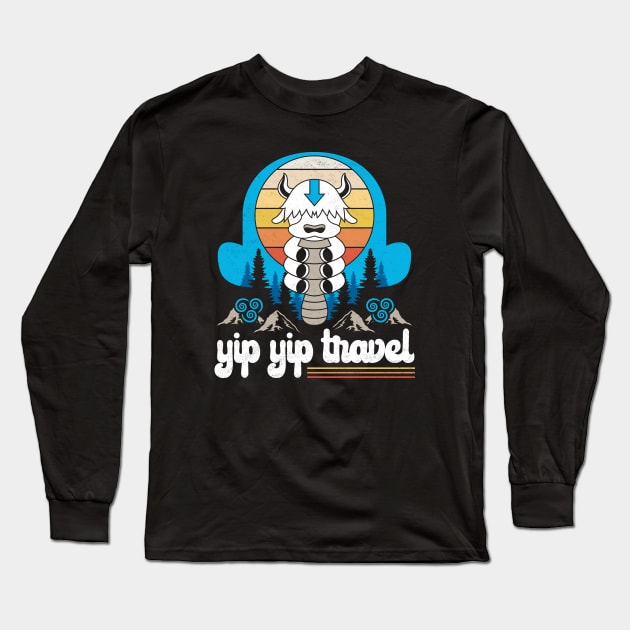 Yip Yip Travel Long Sleeve T-Shirt by logozaste